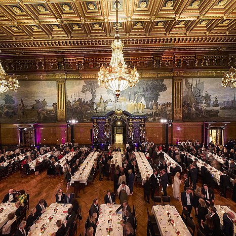 Stiftermahl im Rathaus